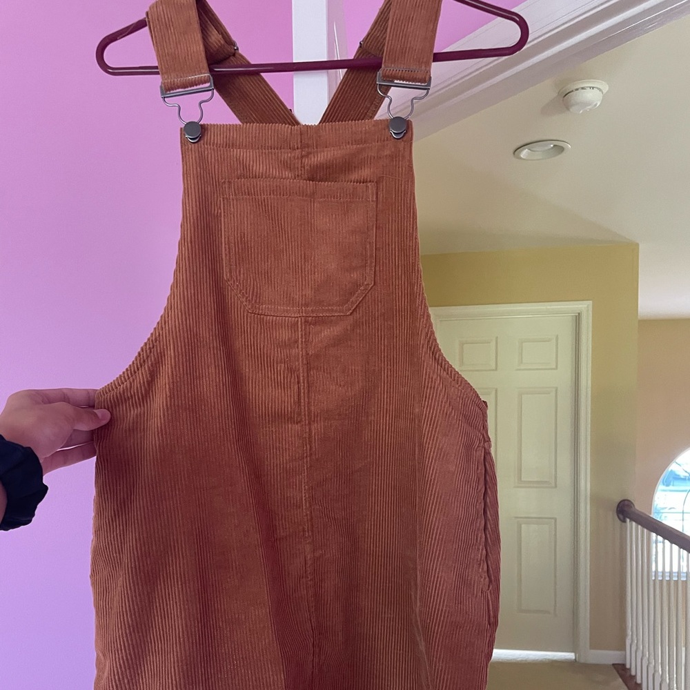 Corduroy Overall Dress